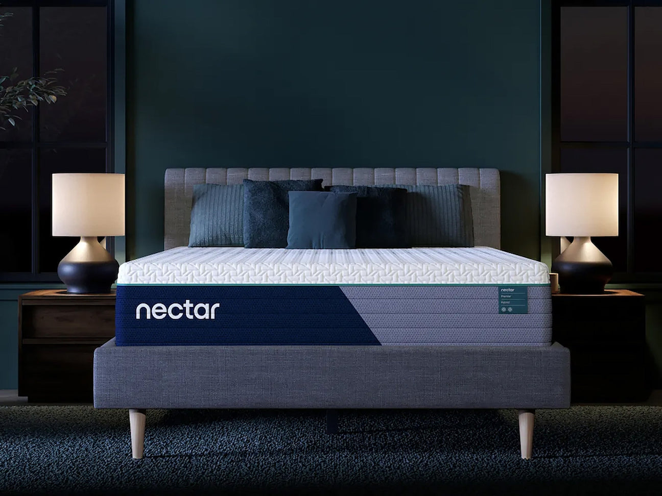 Nectar Premier Hybrid 5.1 White California King Mattress - Ornate Home
