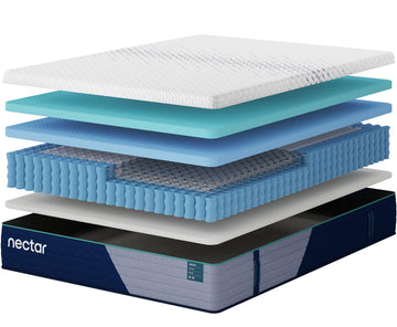 Nectar Premier Hybrid White Medium King Mattress - Ornate Home