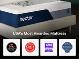 Nectar Premier Memory Foam White Medium Queen Mattress - Ornate Home