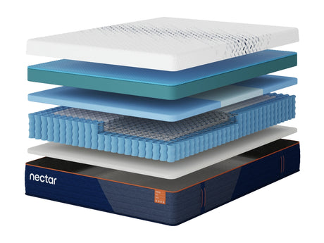 Nectar Ultra Hybrid Ultra Plush White Full Mattress - Ornate Home