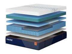 Nectar Ultra Hybrid White Ultra Plush Queen Mattress - Ornate Home