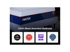 Nectar Ultra Hybrid White Ultra Plush Queen Mattress - Ornate Home