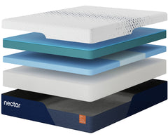 Nectar Ultra Memory Foam 5.1 White Queen Mattress - Ornate Home