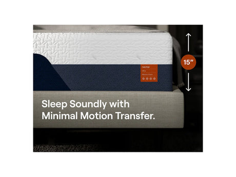 Nectar Ultra Memory Foam Ultra Plush White Twin XL Mattress - Ornate Home