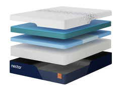 Nectar Ultra Memory Foam White Ultra Plush King Mattress - Ornate Home