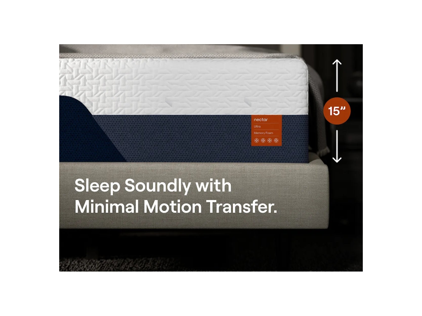 Nectar Ultra Memory Foam White Ultra Plush King Mattress - Ornate Home