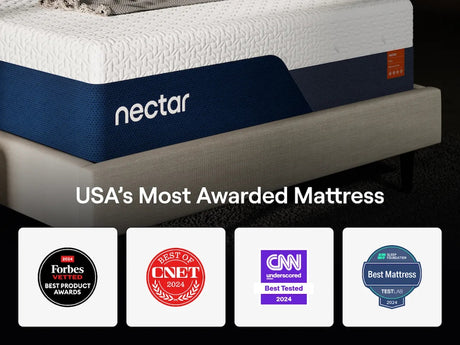 Nectar Ultra Memory Foam White Ultra Plush Twin Mattress - Ornate Home
