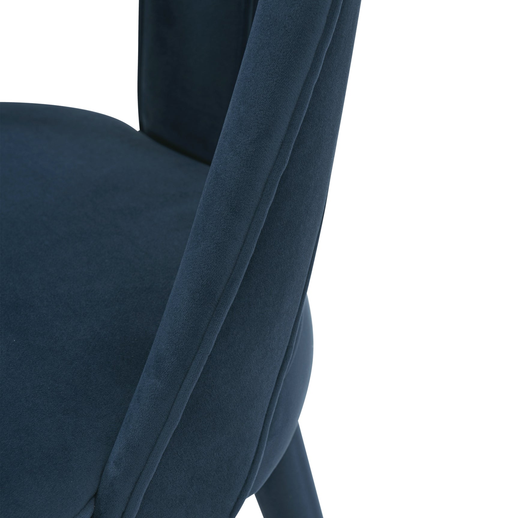 Neda Dining Chair in Midnight Blue - Ornate Home