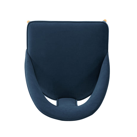 Neda Dining Chair in Midnight Blue - Ornate Home