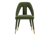 Neda Dining Chair in Olive Green - Ornate Home