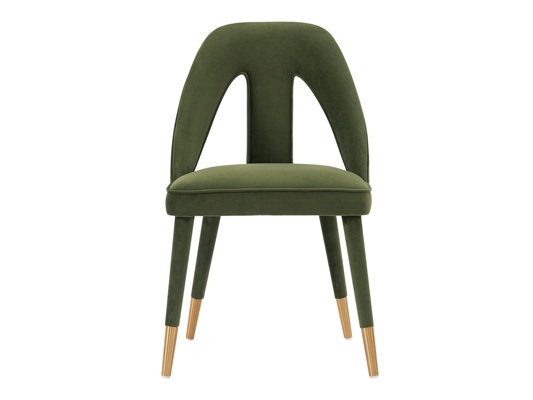 Neda Dining Chair in Olive Green - Ornate Home