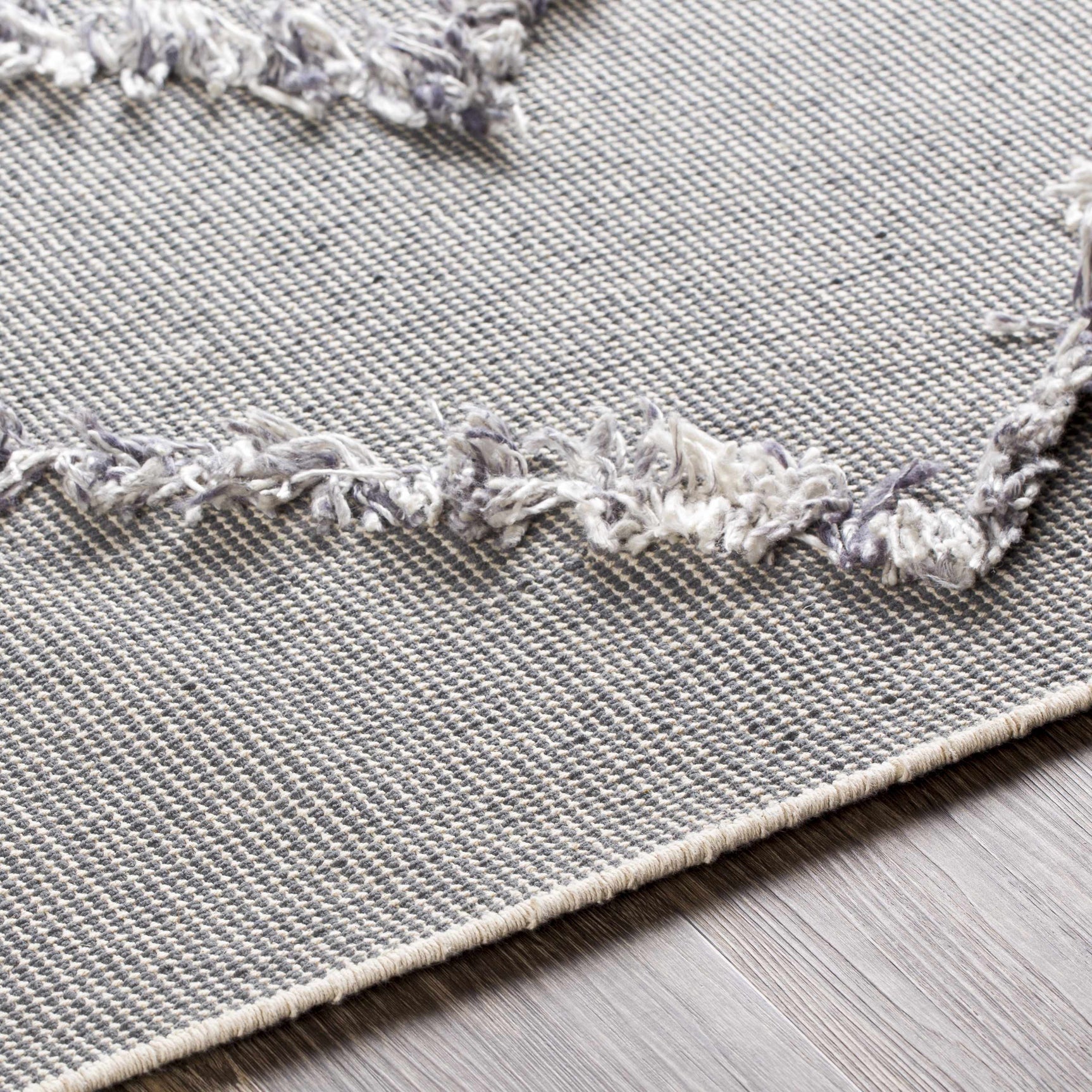 Needville Gray High-Low Rug - Clearance - Ornate Home
