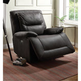Neely Charcoal Power Motion Glider Recliner - Ornate Home