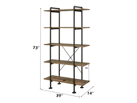 Nefo Rustic Bookshelf - Ornate Home