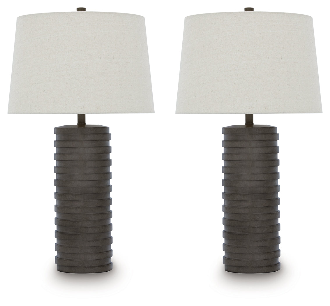 Neilett Antique Brown Table Lamp (Set of 2) (Online Special Price) - Ornate Home
