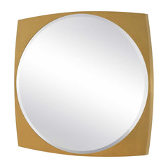 Neilia Brass Round Mirror - Ornate Home