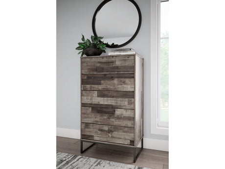 Neilsville Multi Gray Chest of Drawers - Ornate Home