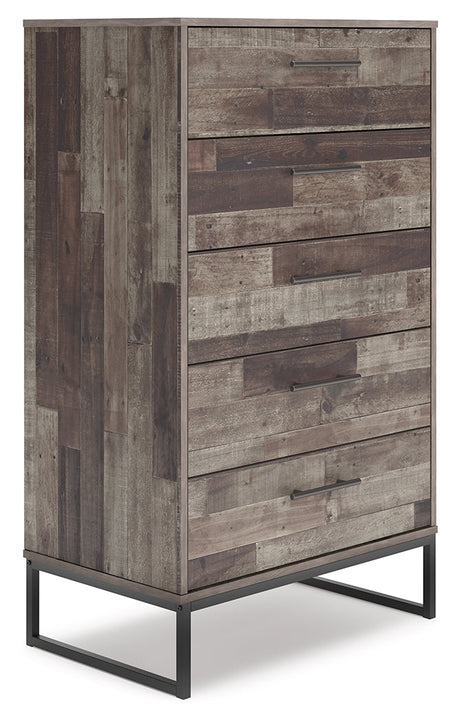 Neilsville Multi Gray Chest of Drawers - Ornate Home