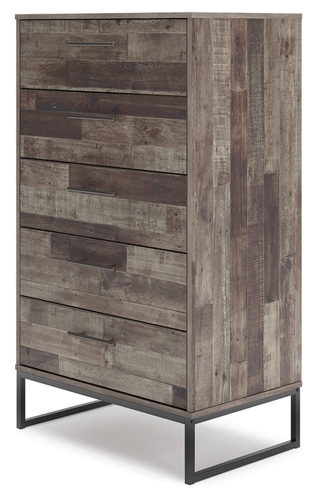 Neilsville Multi Gray Chest of Drawers - Ornate Home
