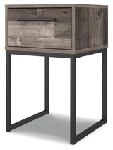 Neilsville Multi Gray Nightstand - Ornate Home