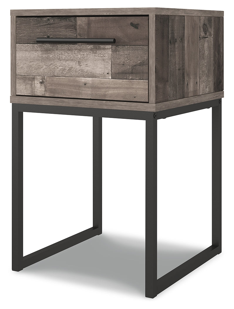 Neilsville Multi Gray Nightstand - Ornate Home