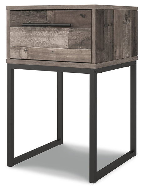 Neilsville Multi Gray Nightstand - Ornate Home