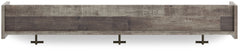 Neilsville Multi Gray Wall Mounted Coat Rack with Shelf - Ornate Home