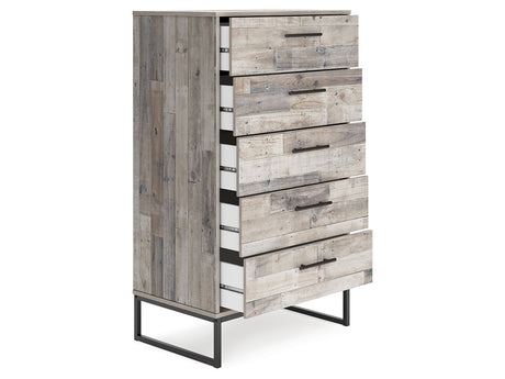 Neilsville Whitewash Chest of Drawers - Ornate Home