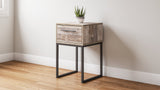 Neilsville Whitewash Nightstand - Ornate Home