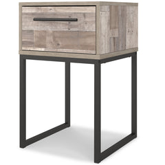 Neilsville Whitewash Nightstand - Ornate Home