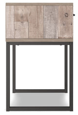 Neilsville Whitewash Queen Platform Bedroom Set with Dresser, Chest and 2 Nightstands - Ornate Home