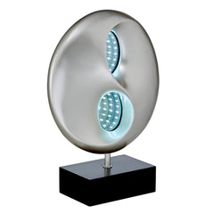 Neleh Black/Silver Table Lamp - Ornate Home