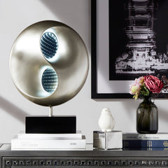 Neleh Black/Silver Table Lamp - Ornate Home