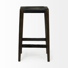 Nell Black Metal Seat & Foot Rest Stool - Ornate Home