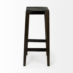 Nell Black Metal Seat & Foot Rest Stool - Ornate Home
