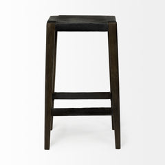 Nell Black Metal Seat & Foot Rest Stool - Ornate Home