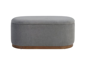 Nell Gray Lift Top Storage Bench - Ornate Home