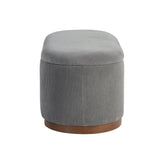 Nell Gray Lift Top Storage Bench - Ornate Home