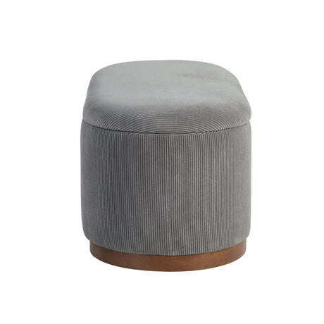 Nell Gray Lift Top Storage Bench - Ornate Home