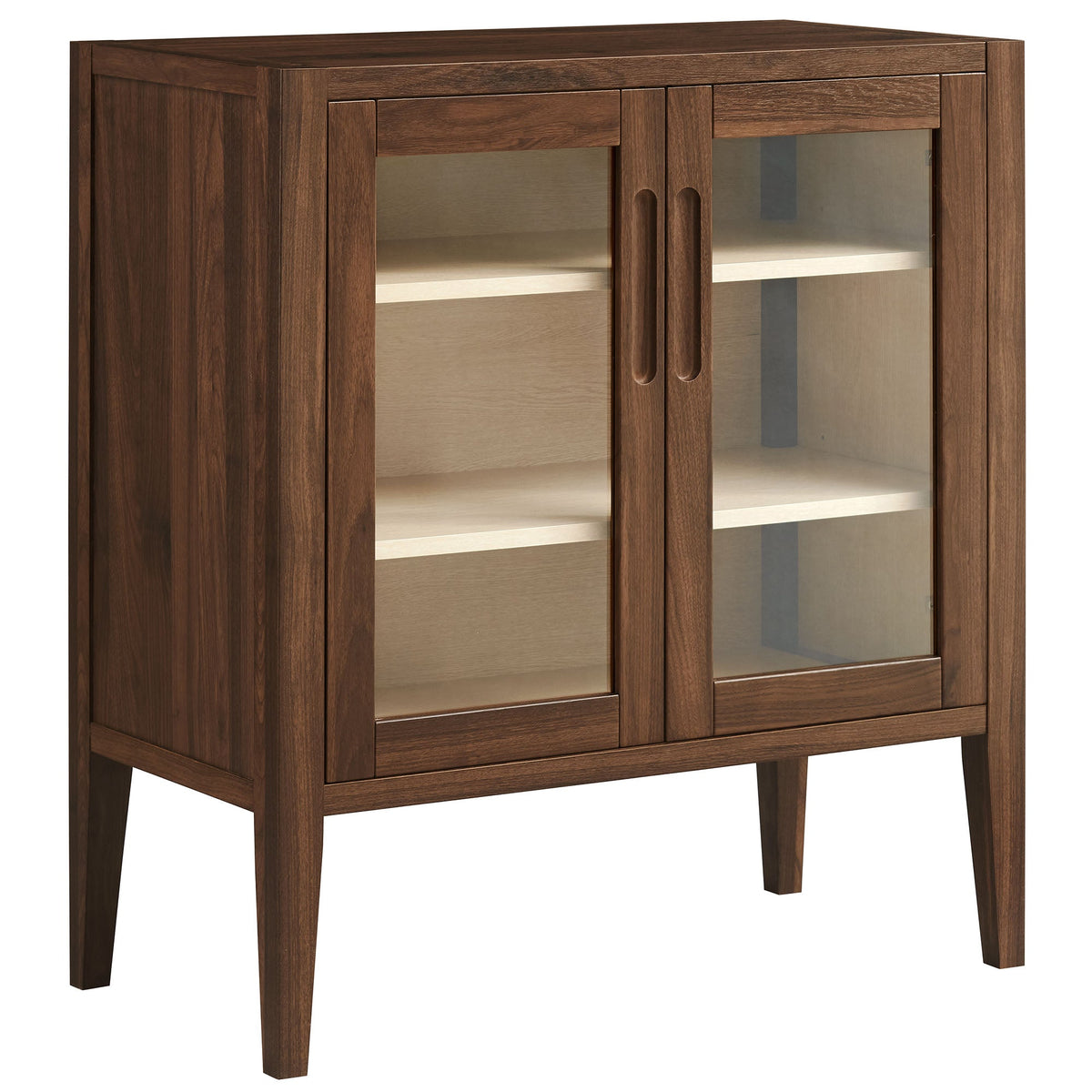 Nell Walnut 36" Accent Cabinet - Ornate Home