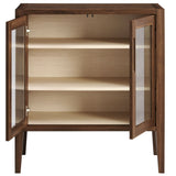 Nell Walnut 36" Accent Cabinet - Ornate Home