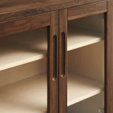 Nell Walnut 36" Accent Cabinet - Ornate Home