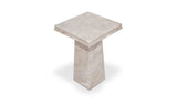 Nella Grey Marble Side Table - Ornate Home