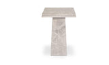 Nella Grey Marble Side Table - Ornate Home