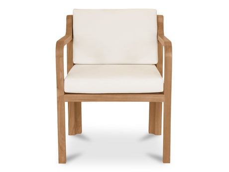 Nellie White Outdoor Dining Chair - Ornate Home