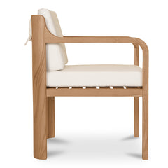 Nellie White Outdoor Dining Chair - Ornate Home