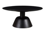 Nels Black Coffee Table - Ornate Home