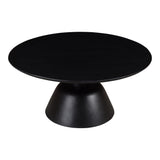 Nels Black Coffee Table - Ornate Home