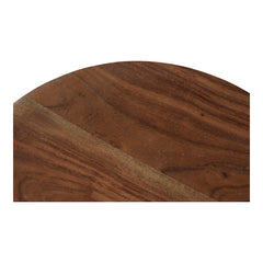 Nels Dark Brown End Table - Ornate Home