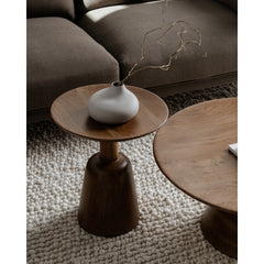 Nels Dark Brown End Table - Ornate Home